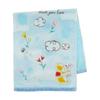 Marushin Disney Winnie the Pooh Face 2005100200 Towel, Cotton, Embroidered, Water/Pooh,