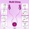 Nipple Toy Nipple Vibrator with 10 Vibration Patterns, Adjustable Nipple Clips Rechargeable Vibrator Adult Toys for Couples or Women