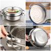 2025 Year of the Snake Gift: Stainless Steel Steaming Hot Pot & Induction Cooker