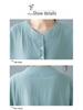 Plus Size Summer Cotton Linen Short-Sleeve Set for Middle-Aged Women - Fashionable Casual Two-Piece Outfit