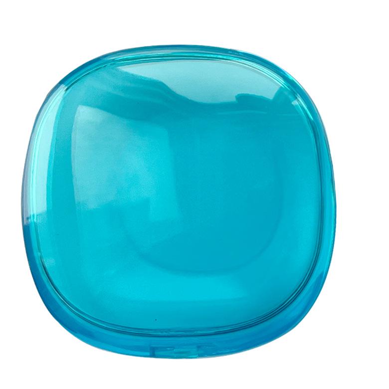 Frosted Transparent Dental Retainer & Denture Box - Stylish & Portable