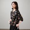 SOFSIL Women's Zen Print Half-Sleeve Blouse