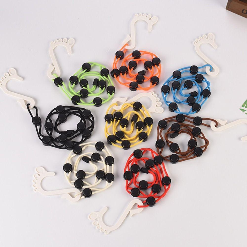 3Pcs Plastic Sock Lanyard Large Capacity Sock Hanger Multifunctional Sock Drying Device  Laundry