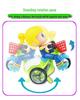 Elektrisches Kinder-Dreirad mit Pedalen, Musik und Lichtern