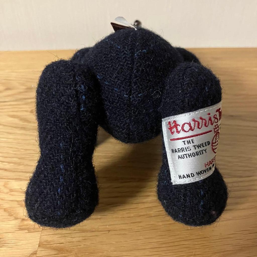 [USED] Takeo Kikuchi Harris Tweed Teddy Bear Plush Toy