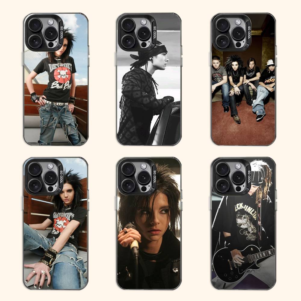 Retro Rock Band T-Tokio H-Hotel Handyhülle für iPhone 17 16e 16 15 14 13 12 Pro Max X XR XS MAX Rückseite