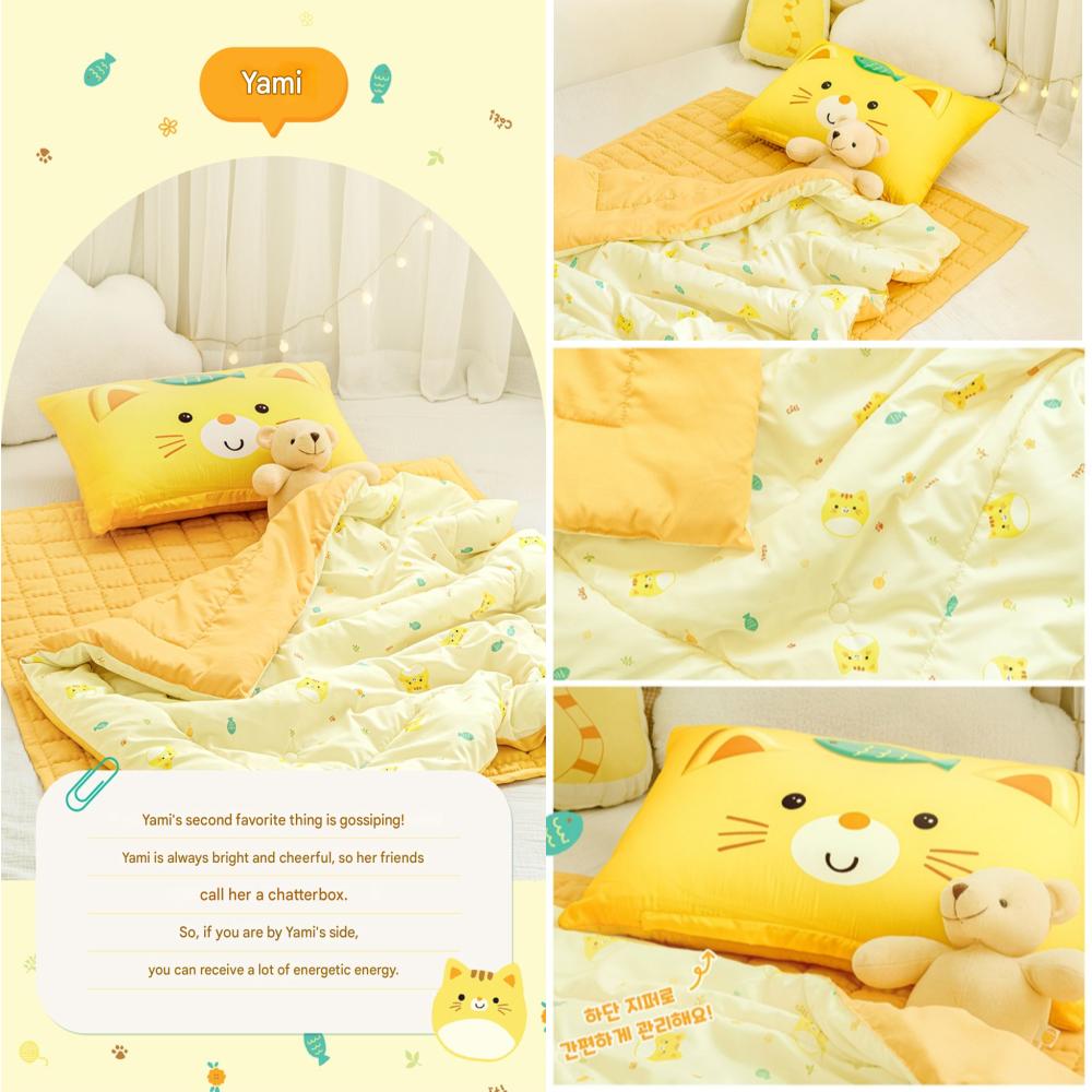 Eco-Friendly Antibacterial Detachable Child Nap Blanket