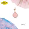 Smiling Face Gold Zinc Alloy Pendant Keychain Accessory