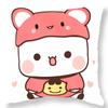 Cute Bear Animal Pillowcase Car Ornaments Office Living Room Sofa Home Pillowcase