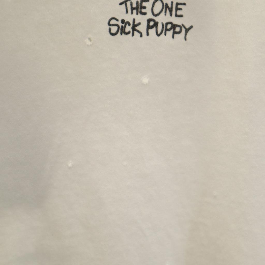 One Sick Puppy 90er Made in USA Old Backprint Kurzarm T-Shirt Herren Gebraucht