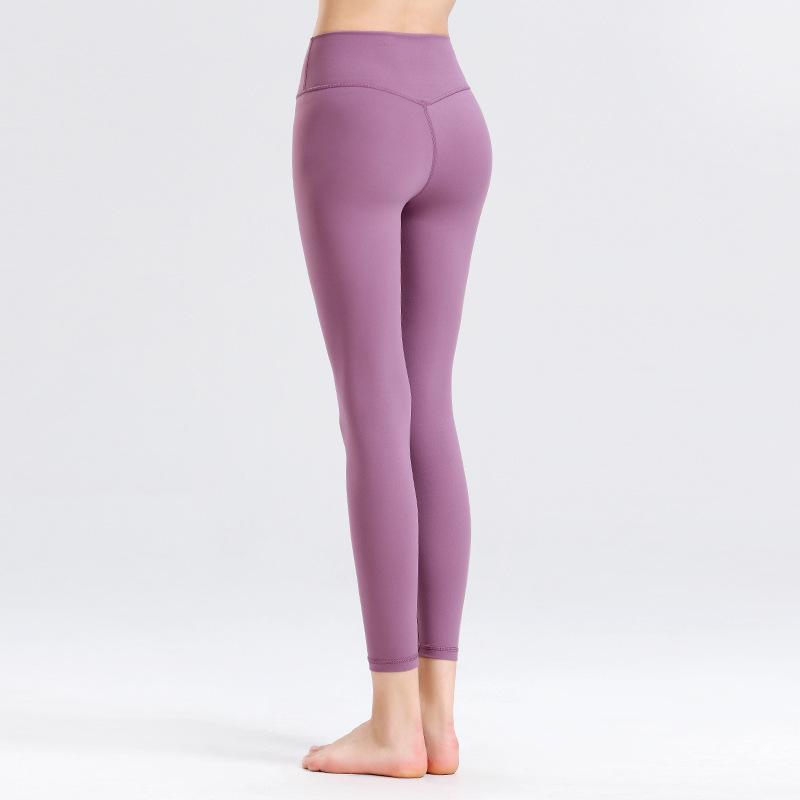 Nude Feel Pfirsichpo Straffende Fitness-Yogahose – Herbst/Winter Europäisch Amerikanischer Stil Damen Lange Hose