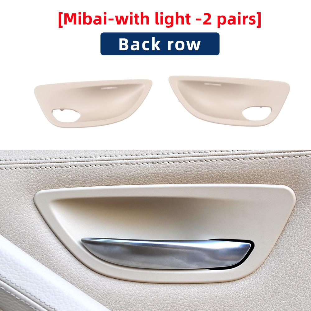 2PCS/4PCS Car Door Handle Bowl Trim With Ambient Light Interior Pull Handle Cover For BMW 5 Series F10 F11 2010-2015 520i 523i