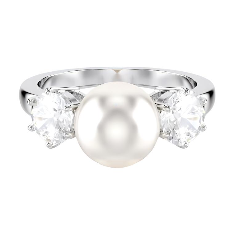 

Swarovski Matrix Brand Logo Crystal Ring Women ring White 5689630 Box (Random Color)