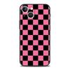Checkerboard Checked Chess Board Luxury Phone Case For iPhone 17 Air 16 Plus 13 15 14 12 11 Pro MAX 7 8 SE Soft TPU Black Cover