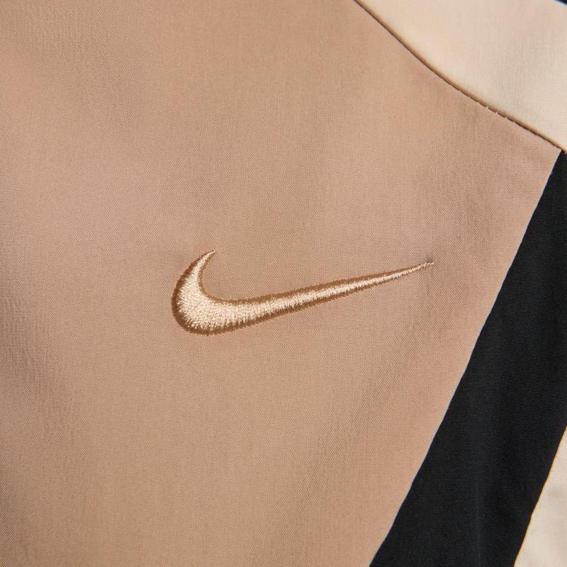 (WMNS) Nike Sportswear Collection Woven Jacket 'Beige Black' Women's DV8308-200