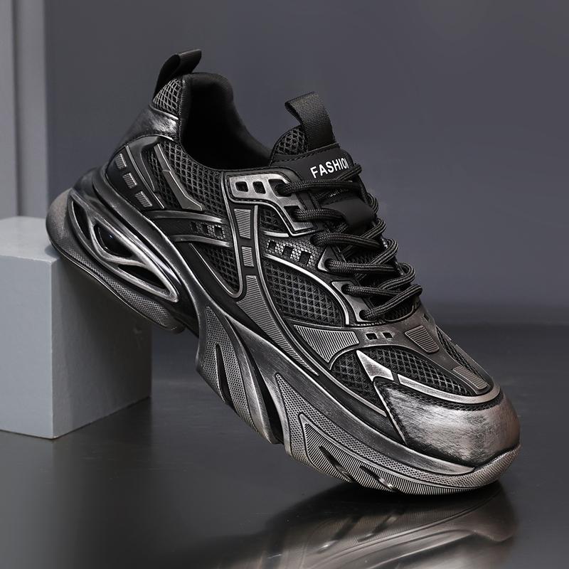 Golden Sapling 2025 Winter Spring Men's Sneakers Breathable Leisure Walking Shoes Men Comfy Mesh Retro Thick Bottom Sneaker Male