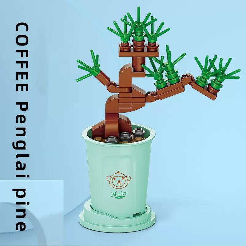 

Сумісні іграшки-головоломки. Збірні будівельні блоки. Серія «Вічні квіти». Будда, що вирощує квіти. Прикраси.