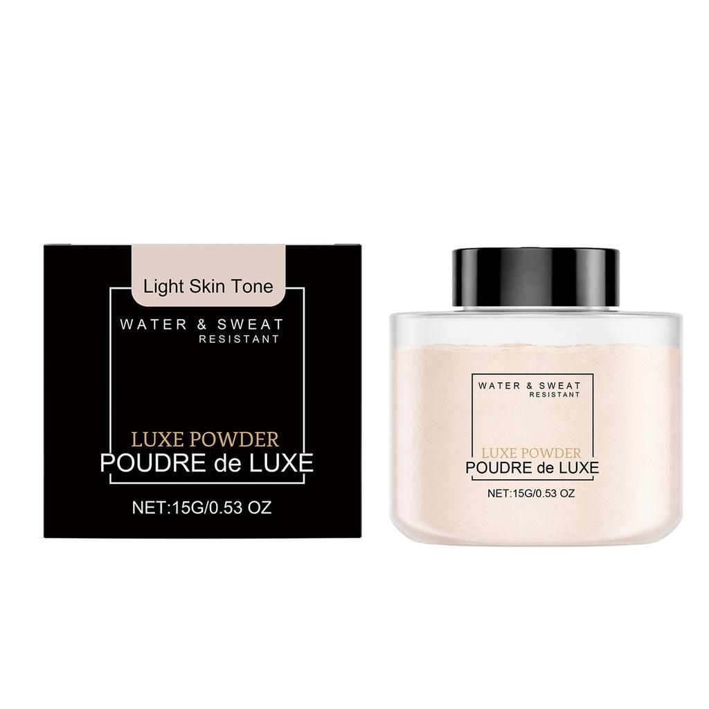 Soft And Smooth Setting Powder, Light And Adherent, Fine And Clear, Color-showing Makeup Setting Powder.
