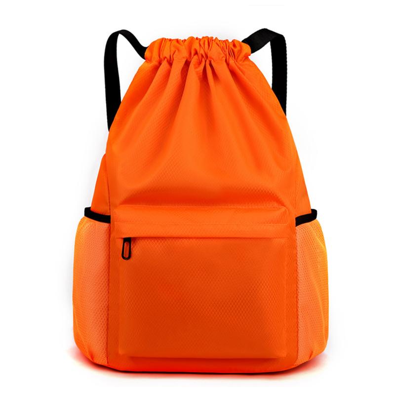 Men/Women Drawstring Pocket Backpack 2025 New Nylon Waterproof Backpack Large Capacity Drawstring Travel Bag Fitness Sports Bag