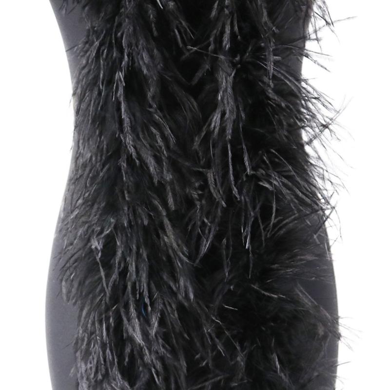 Stylish Ostriches Plumage Neck Wrap For Outfits And Home Decoration