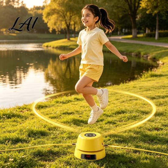 Electronic Counting Jump Rope Automatic Machine with Remote Control & LED Counter Intelligent Electric Skipping Fitness Tool for Home Office