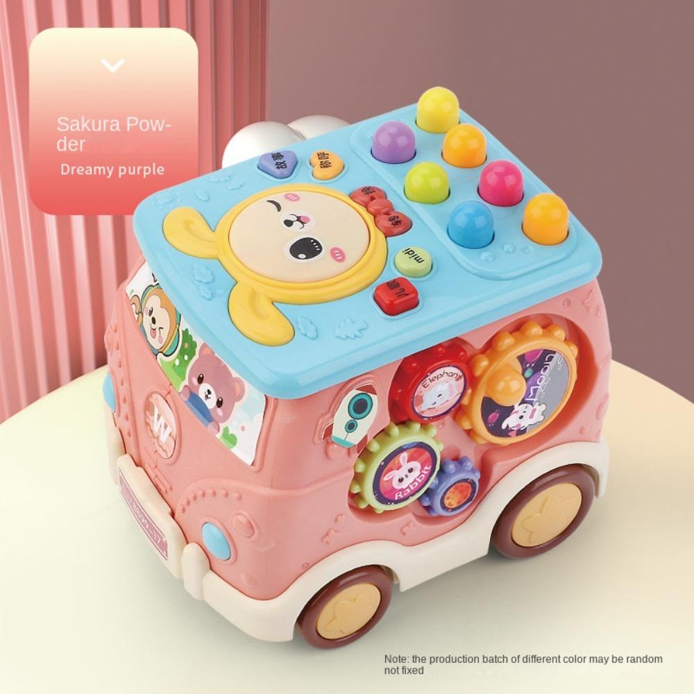 Early Learning Multifunctional Stacking Bus Educational Musical Bus  Preschool