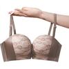 LangSha Women's Front-Closure Strapless Bra, Non-Slip Push-Up Invisible Backless Bra, Enhancing for Small Breasts, Bandeau Bra