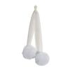 Tenda a Rete con Palline di Filo per Letto a Baldacchino Decorazione Stanza Ciondolo Ornamenti da Parete Accessori