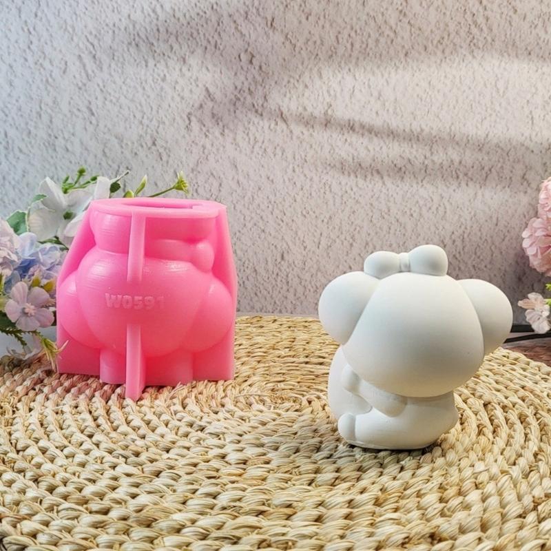 Silikon-Kerzenformen in Koala-Form zur Herstellung von Kerzen, Seife, Schokolade, Süßigkeiten, Kuchen, Heimdekoration, Epoxidharz-Silikonformen