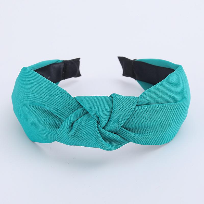 Minimalistische Damen Stirnbänder Einfarbiges Köpergewebe Geknotete Haarbänder für Damen Mädchen Lässig Einkaufen Reisen Kopfschmuck Accessoires
