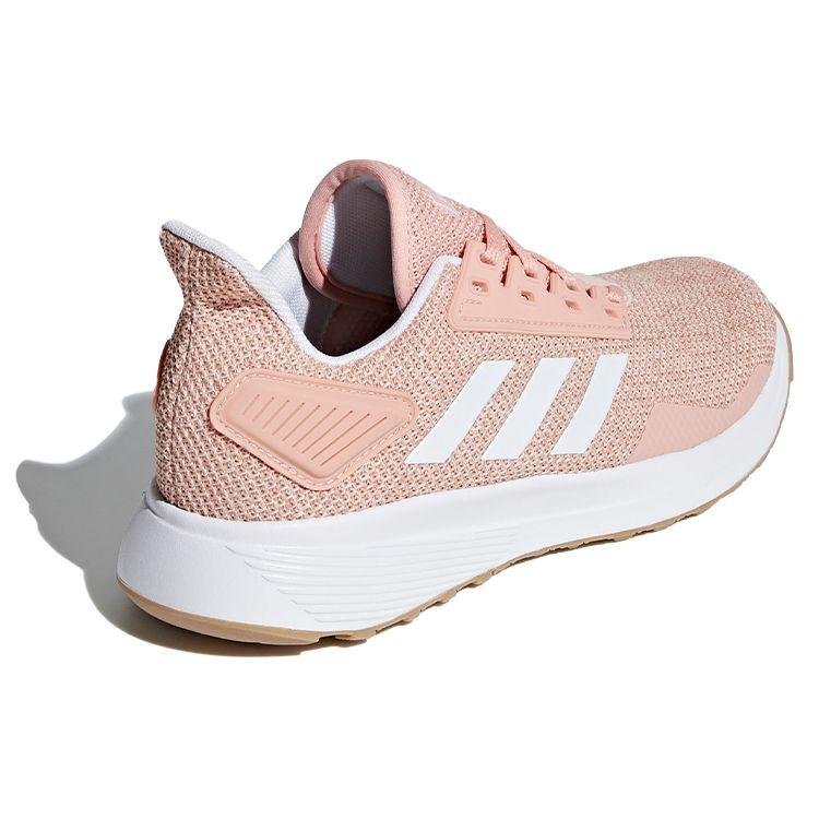 Adidas Duramo 9 Daily Fabric Non-Slip Low-Top Marathon Running Shoes Women Sneakers Pink White F34759