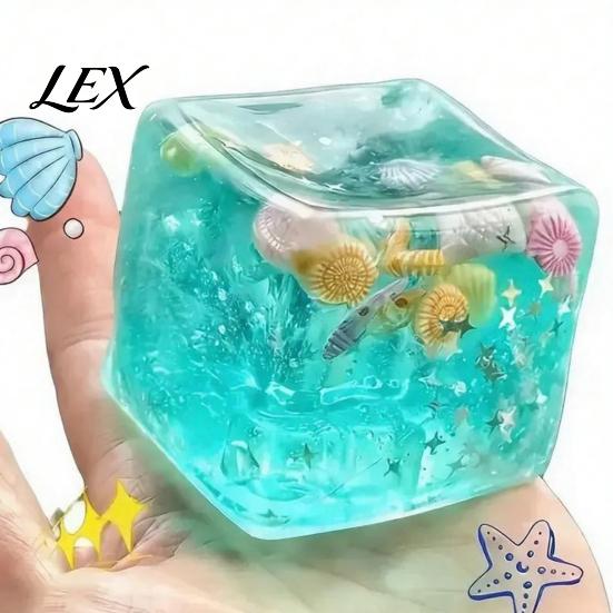 Safe Stress Relief Toy 8Pcs Sugar Squeeze Toys, Soft TPR Fidget Ball for Adults, Anxiety Calming Sensory Party Gift Relaxation For Adults
