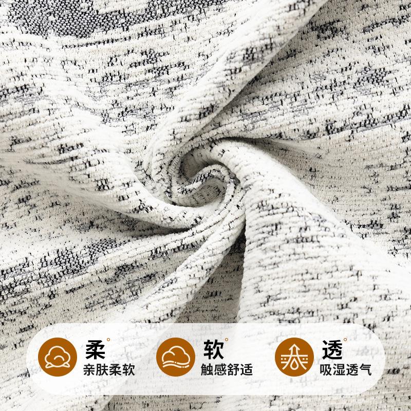 Simple Style Chenille Sofa Towel With Tassels Edge Sofa Cover Blanket Home Decoration Leisure Relax Beach Towel