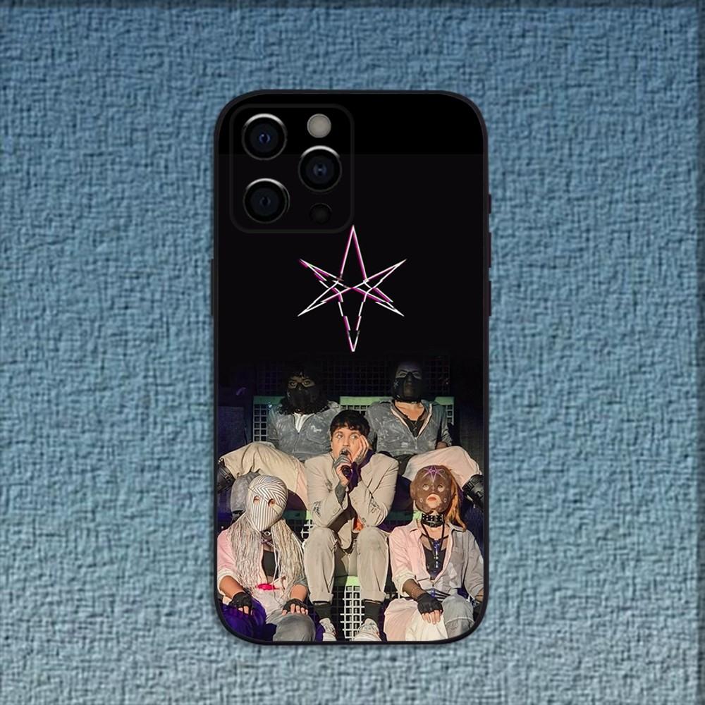 Bring Me The H-Horizons BMTH Phone Case For iPhone 16,15,14,13,12,11,Pro,X,XS,Max,XR,Plus,Mini Soft Black Cover