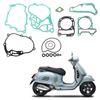 NEU-2X Motorrad Motor Zylinderkopf Dichtungen Getriebe Kurbelgehäuse Öltank Wanne Dichtung Für Piaggio Vespa GTS GTV 300 250 125