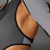 adidas FW23 Hollow Design Sports Tight Fitness Bodysuit Women Bodysuit Black White IB1255
