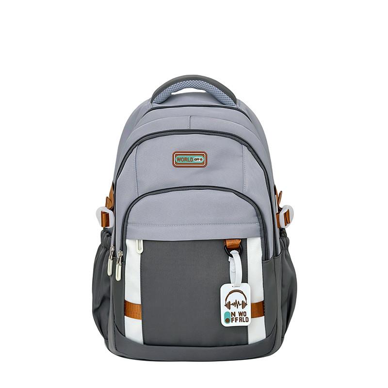 With Backpack School Simple Pattern Comfortable Fit For Education Gift Travel