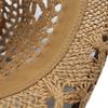 Women Straw Hollow Western Cowboy Hat Lady Beach Cowgirl Panama Sun Hats