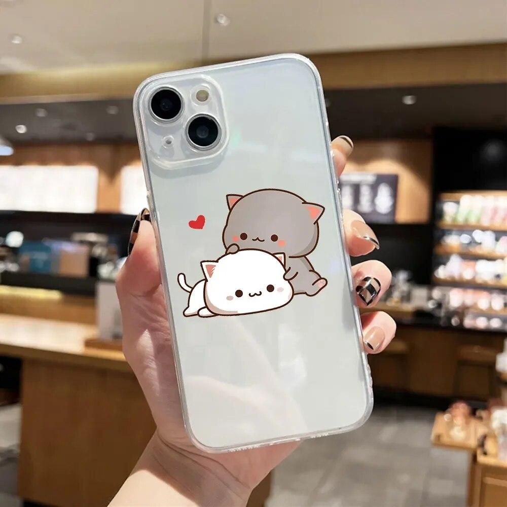 

Прекрасный анимационный телефон для Iphone 13 Max Mini X XR 8 7 12 XS 11 6s Pro 14 Plus 6, мягкий силиконовый чехол for Iphone 13pro Max остановить