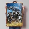 MMonster Hunter Tinplate Posters Custom Wall Art Vintage Metal Signs Retro Tin Plaque for Gaming Decoration Room Bar Accessories