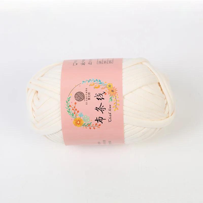 T Shirt Bulky Yarn for Hand Knitting Carpet Knitting Trap Crochet DIY Bag Purse Blanket Soft Thick Cloth Trapillo Yarn