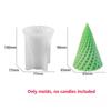 Silica Gel Candle Mold Steric Festival DIY Mold Christmas Tree Candle Mold  Candle Making