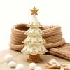 Christmas Tree Statue Small Decorations for Shelf Holiday Landscape