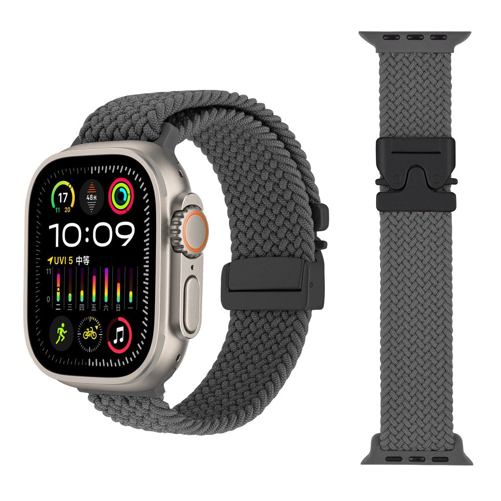 Parachute Strap For Apple Watch Ultra 3 2 Band 49mm 46mm 42mm 45mm 41mm 44mm Braided Nylon Bracelet iWatch 11 10 9 8 7 6 SE Belt