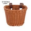 10 Kleuren Kinderfietsmand Rotan Vlechtwerk Retro Geweven Fietsmand Fietsaccessoires