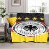 Germany Football Emblem Printed Throws Blanket Soft Flannel Blankets for Couch Bed Gifts for Men Women Picnic blanket Christmas gifts
