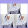 Ethnic Women Head Covering Set With Convenient Caps For All Seasons