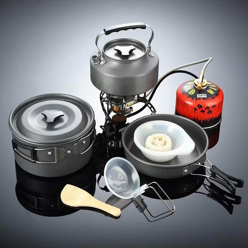 Portable 2-3 Person Camping Cookware Set