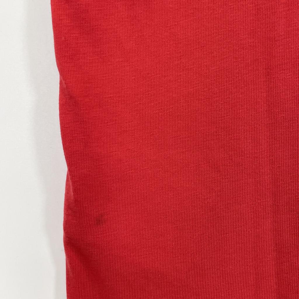 Moncler Red Cotton Logo T-shirt Tops S RedUsed