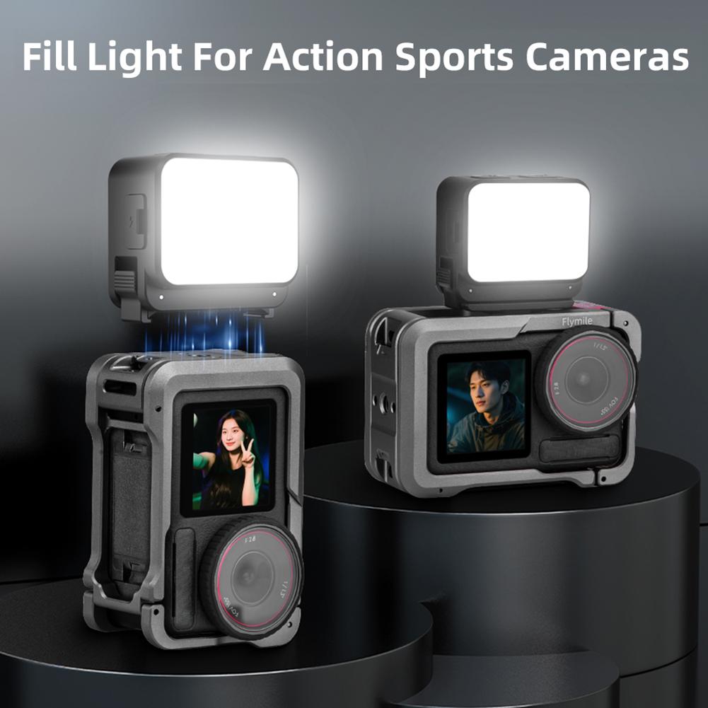 LED Magnetic Camera Light Rechargeable Adjustable Magnetic Beauty Lighting Mini Vlogging Selfie Light for Photography Video Vlog